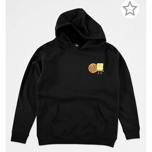 Santa Cruz black spongebob hoodie size youth XL